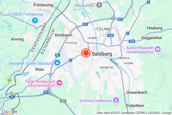 Bild der Adressposition auf der Karte