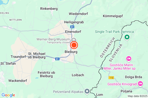 Bild der Adressposition auf der Karte