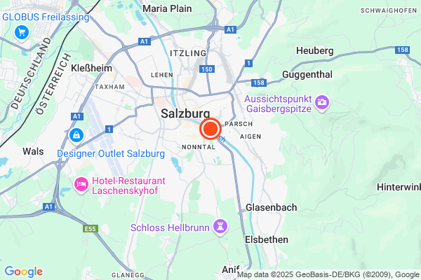 Bild der Adressposition auf der Karte