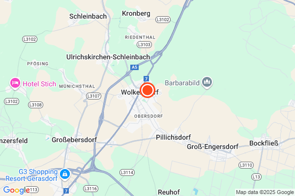 Bild der Adressposition auf der Karte