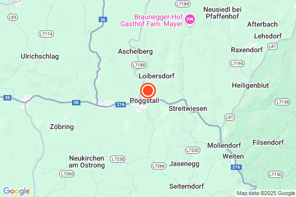 Bild der Adressposition auf der Karte