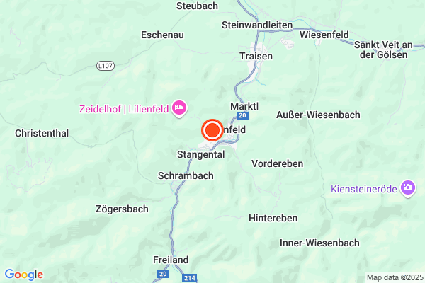Bild der Adressposition auf der Karte
