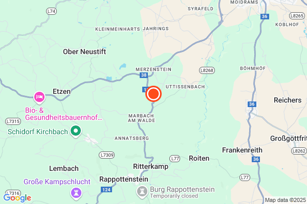 Bild der Adressposition auf der Karte