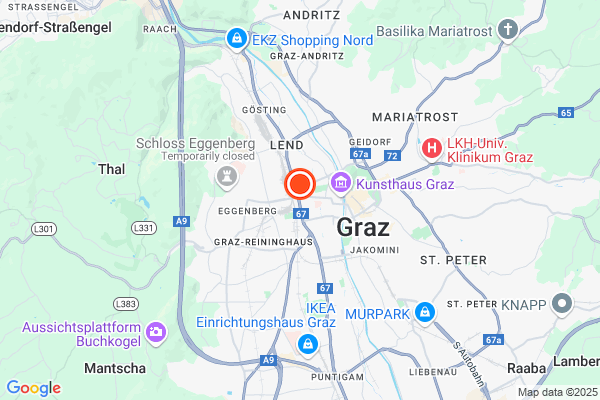 Bild der Adressposition auf der Karte