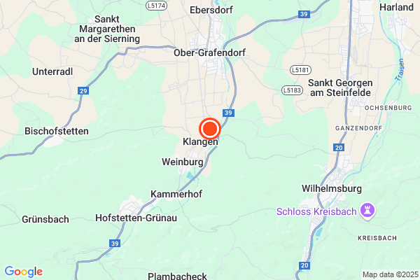 Bild der Adressposition auf der Karte