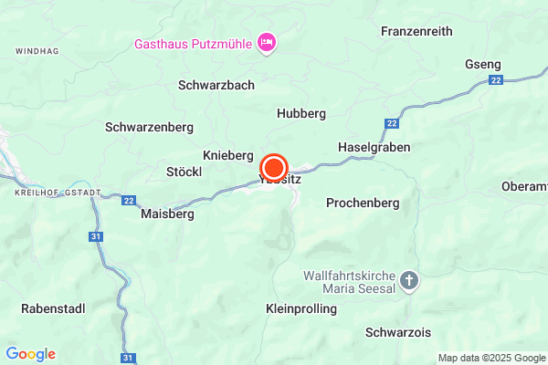 Bild der Adressposition auf der Karte