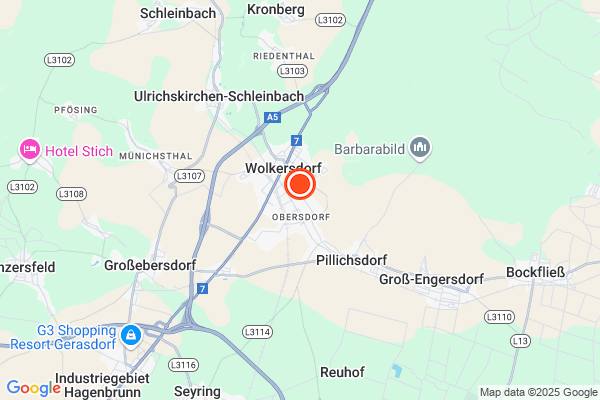 Bild der Adressposition auf der Karte