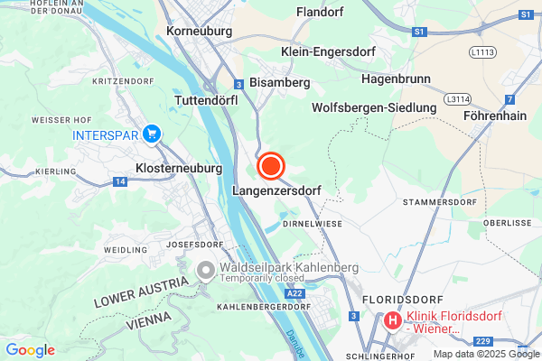 Bild der Adressposition auf der Karte