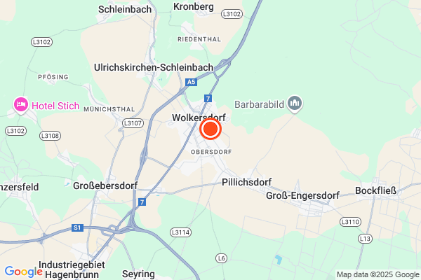 Bild der Adressposition auf der Karte