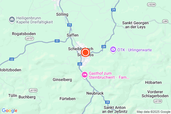 Bild der Adressposition auf der Karte