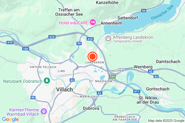 Bild der Adressposition auf der Karte