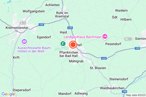 Bild der Adressposition auf der Karte