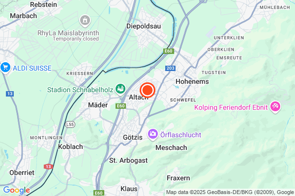 Bild der Adressposition auf der Karte