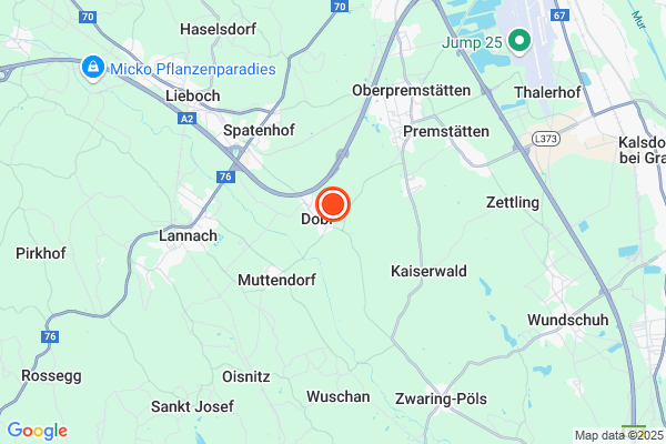 Bild der Adressposition auf der Karte