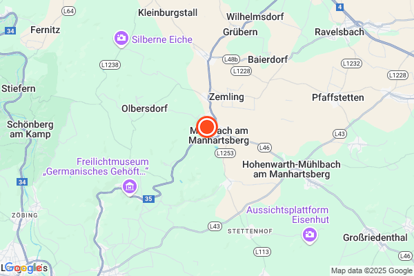Bild der Adressposition auf der Karte