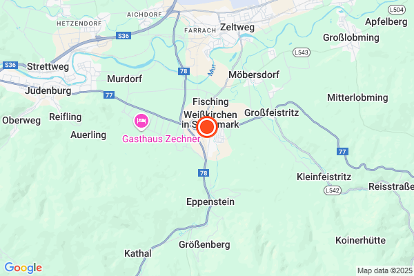 Bild der Adressposition auf der Karte