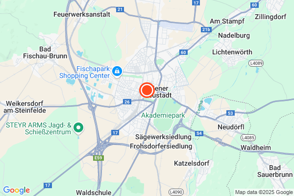Bild der Adressposition auf der Karte